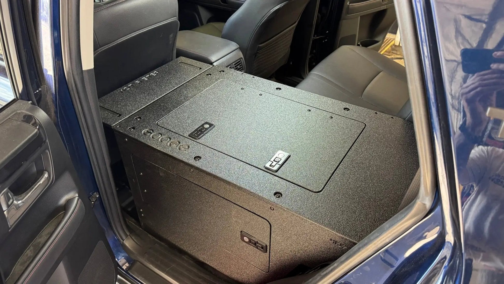 Toyota - 4Runner - 2010-2024 - 5th Gen - Standard - Explore Series - Seat Delete Plate System - Second Row - V2 - 10" Module Based by Goose Gear