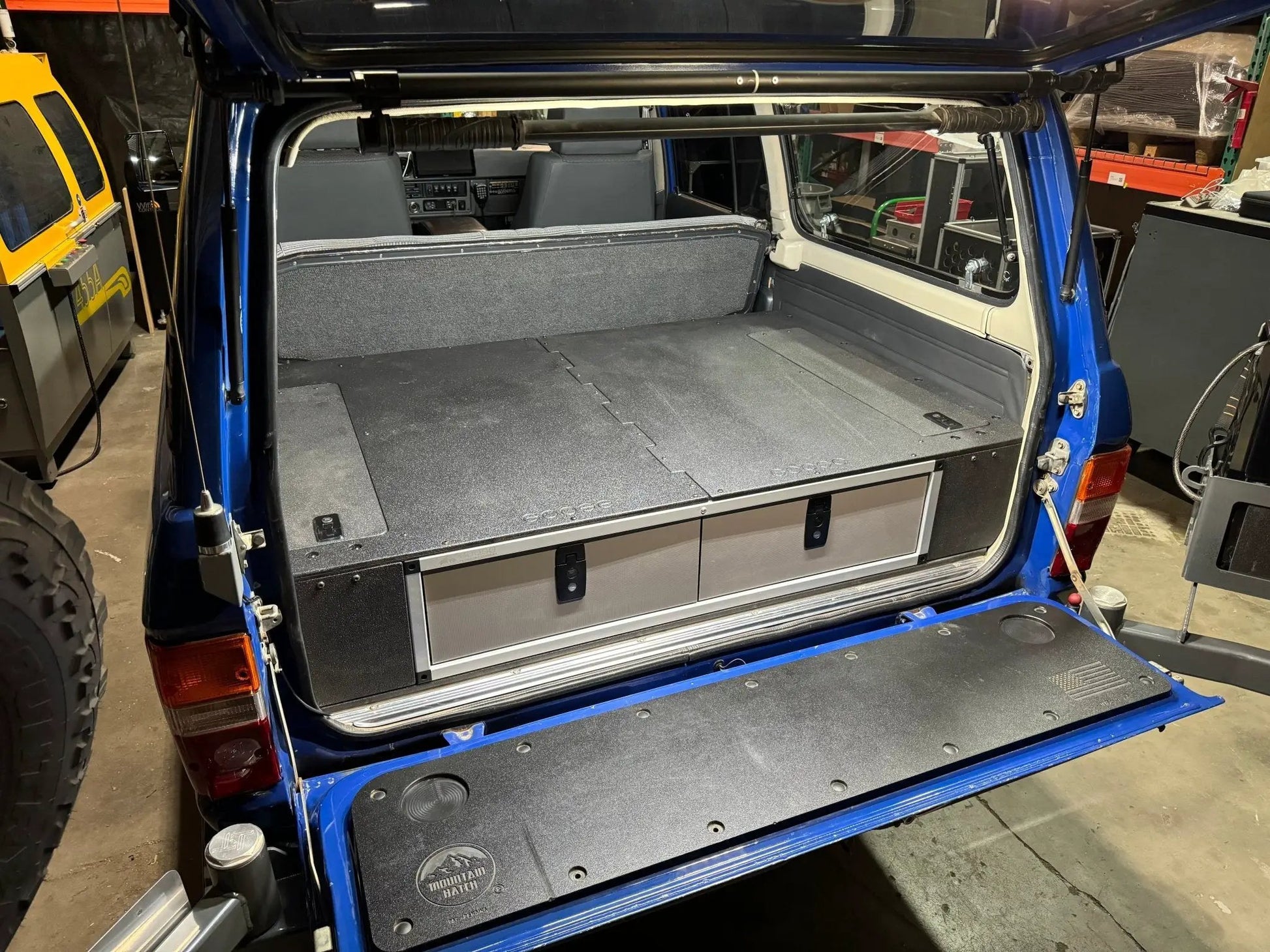 Toyota Land Cruiser 1980-1989 60 Series - Side x Side Drawer Module with Fitted Top Plate - 41 3/8"W x 9-1/2"H x 40"D by Goose Gear