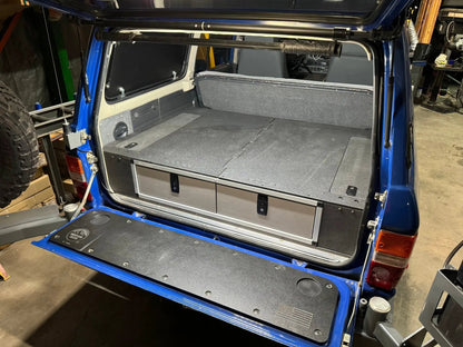 Toyota Land Cruiser 1980-1989 60 Series - Side x Side Drawer Module with Fitted Top Plate - 41 3/8"W x 9-1/2"H x 40"D by Goose Gear