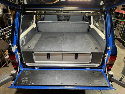 Toyota Land Cruiser 1980-1989 60 Series - Side x Side Drawer Module with Fitted Top Plate - 41 3/8"W x 9-1/2"H x 40"D by Goose Gear