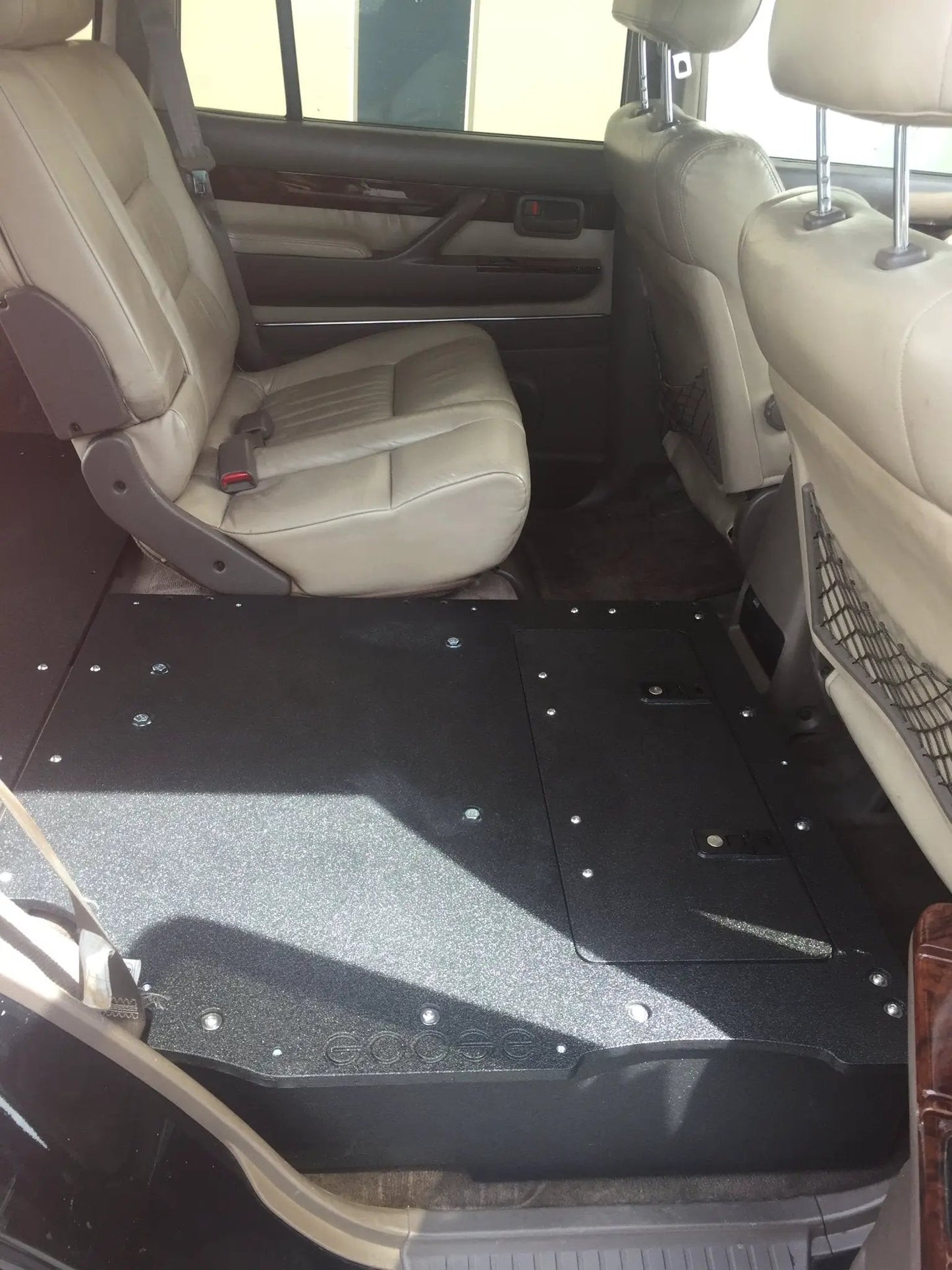 Toyota Land Cruiser 1991-1997 80 Series - Second Row Seat Delete Plate System by Goose Gear