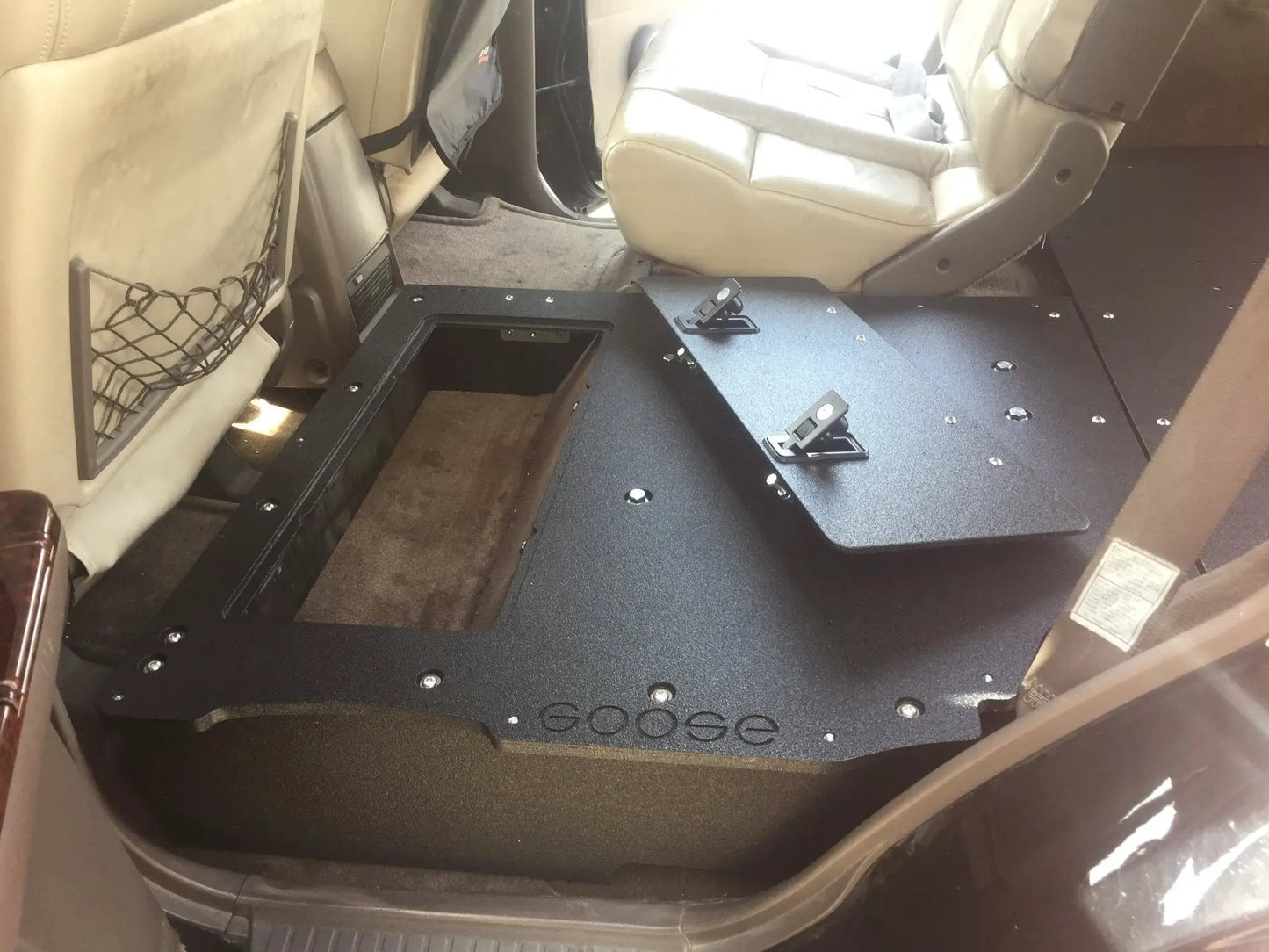Toyota Land Cruiser 1991-1997 80 Series - Second Row Seat Delete Plate System by Goose Gear