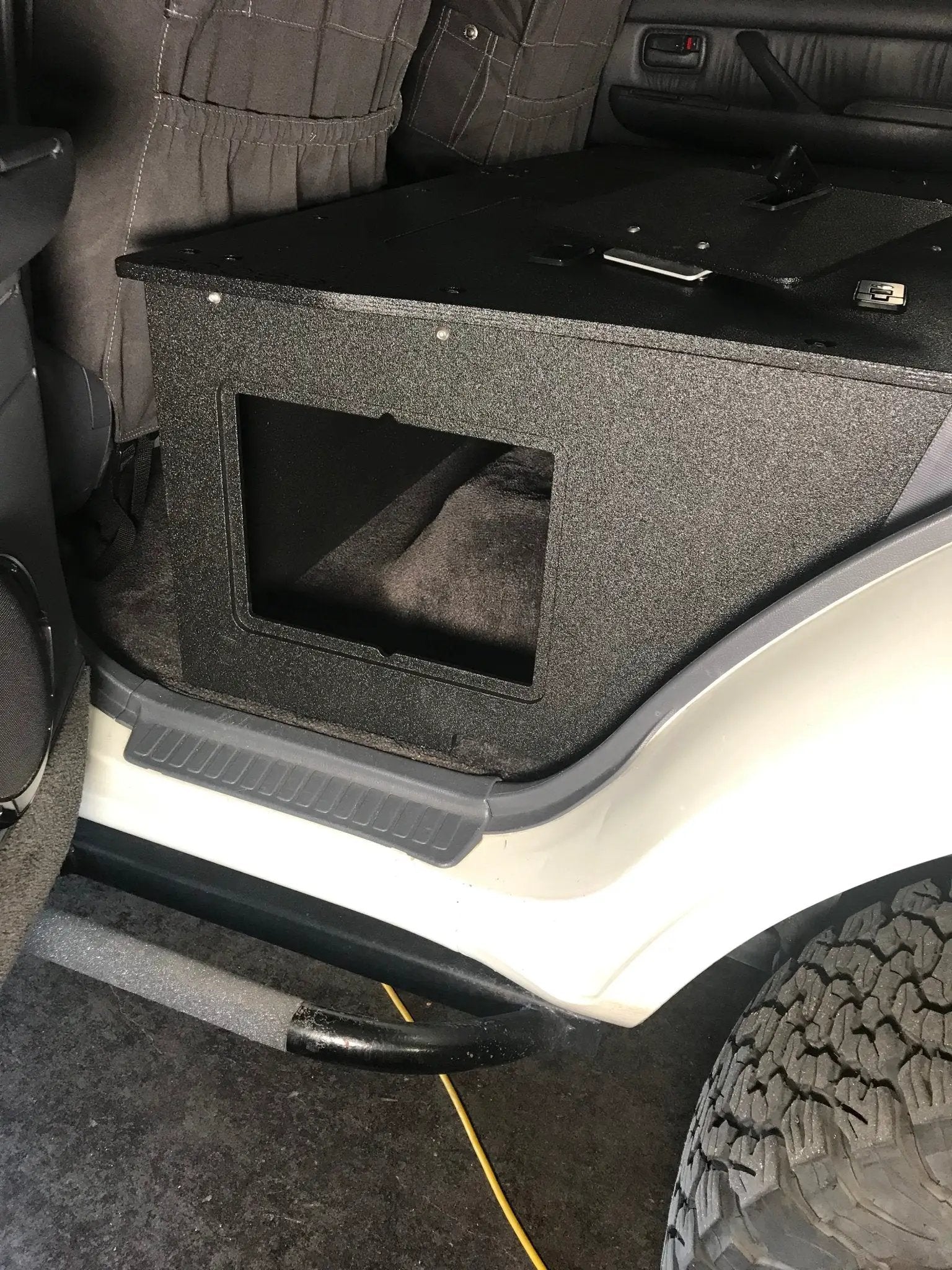 Toyota Land Cruiser 1991-1997 80 Series - Second Row Seat Delete Plate System - Module Height Platform by Goose Gear