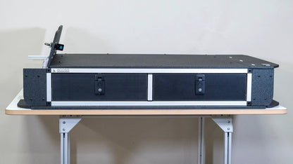 Toyota Land Cruiser 1991-1997 80 Series - Side x Side Drawer Module with Fitted Top Plate - 43-3/8" W x 8" H x 40" D by Goose Gear