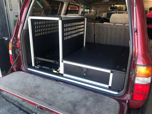 Toyota Land Cruiser 1991-1997 80 Series - Single Drawer Module with Fitted Top Plate - 19-3/16"W x 8"H x 40"D by Goose Gear