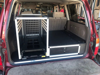 Toyota Land Cruiser 1991-1997 80 Series - Single Drawer Module with Fitted Top Plate - 24-3/16"W x 8"H x 40"D by Goose Gear