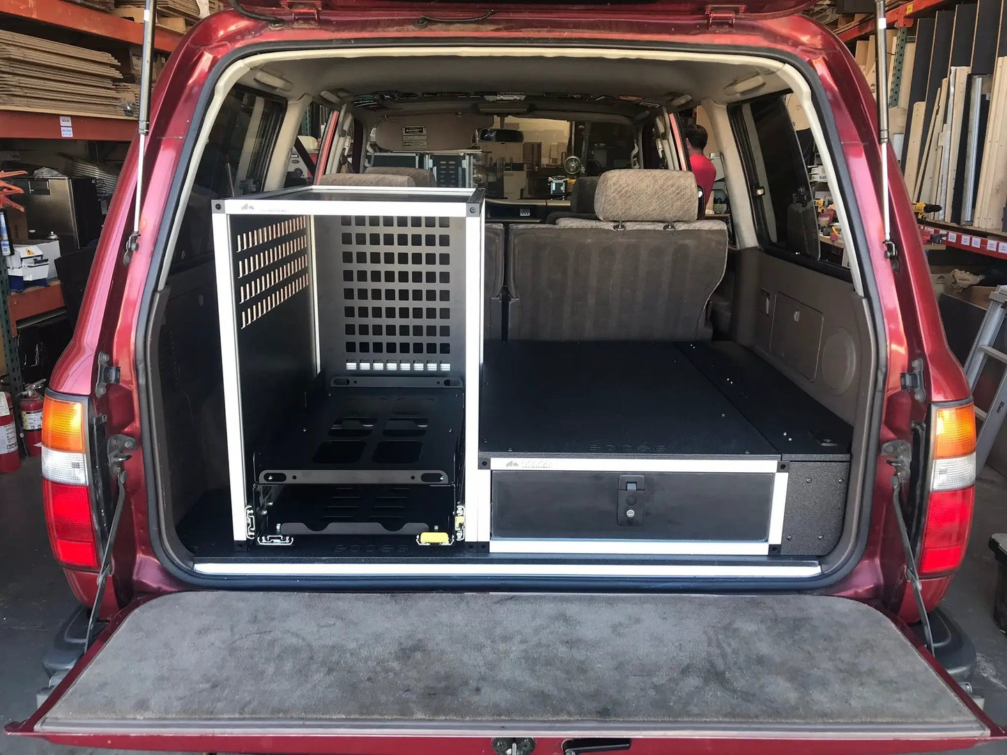 Toyota Land Cruiser 1991-1997 80 Series - Single Drawer Module with Fitted Top Plate - 24-3/16"W x 8"H x 40"D by Goose Gear