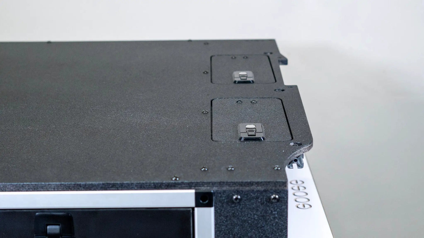 Toyota Land Cruiser 1998-2007 100 Series - Side x Side Drawer Module with Fitted Top Plate by Goose Gear