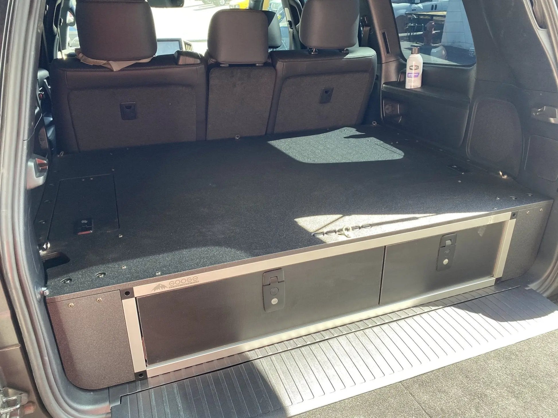 Toyota Land Cruiser 1998-2007 100 Series - Side x Side Drawer Module with Fitted Top Plate by Goose Gear
