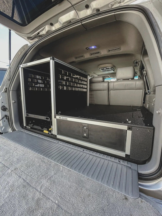 Toyota Land Cruiser 1998-2007 100 Series - Single Drawer Module with Fitted Top Plate - 24-3/16"W x 8"H x 40"D by Goose Gear
