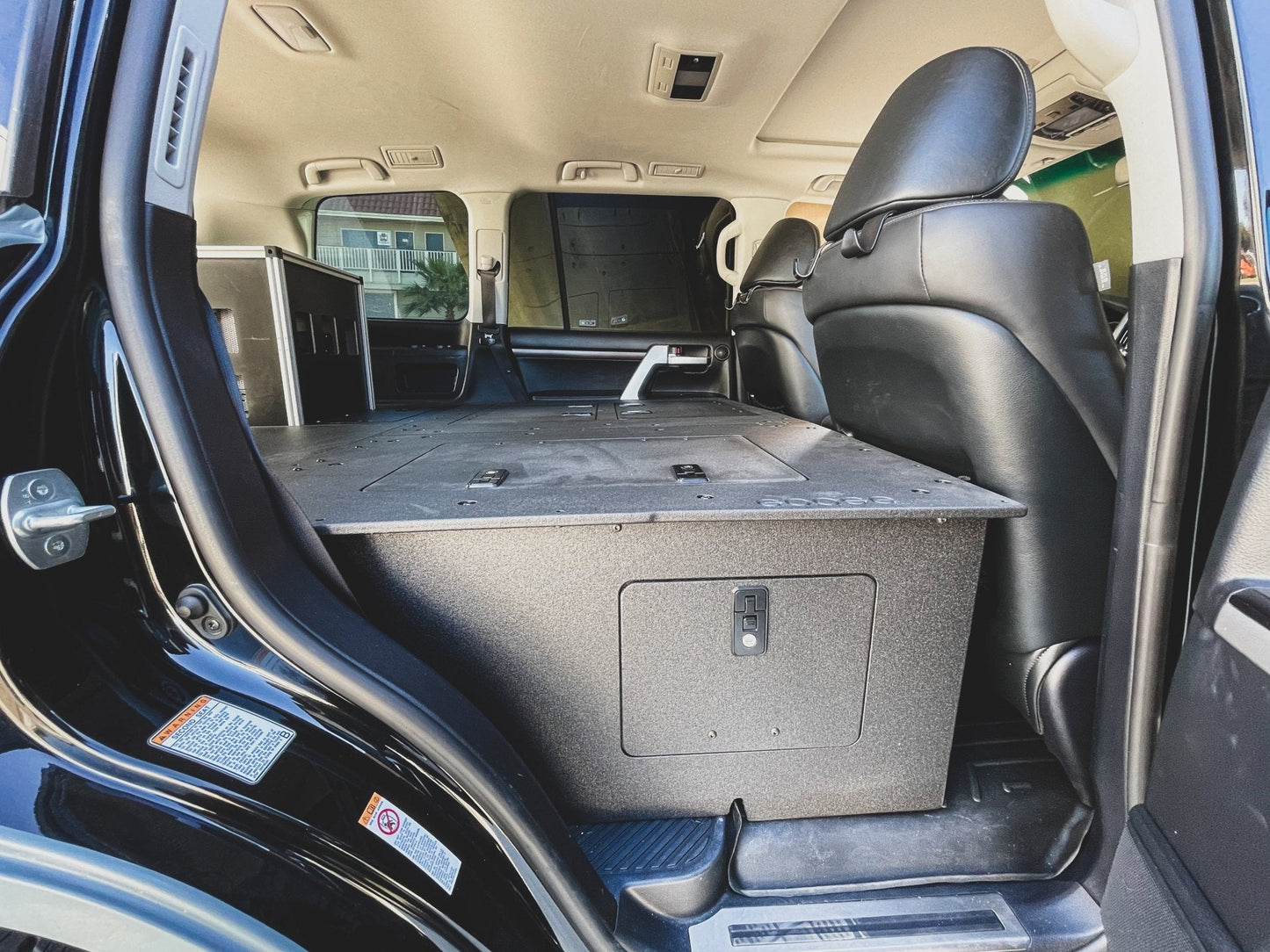 Toyota Land Cruiser 2008-2021 200 Series - Second Row Seat Delete Plate System - Module Height Platform by Goose Gear