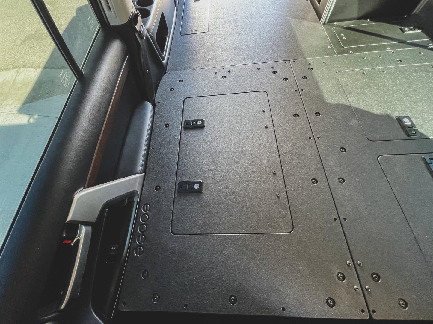 Toyota Land Cruiser 2008-2021 200 Series - Second Row Seat Delete Plate System - Module Height Platform by Goose Gear