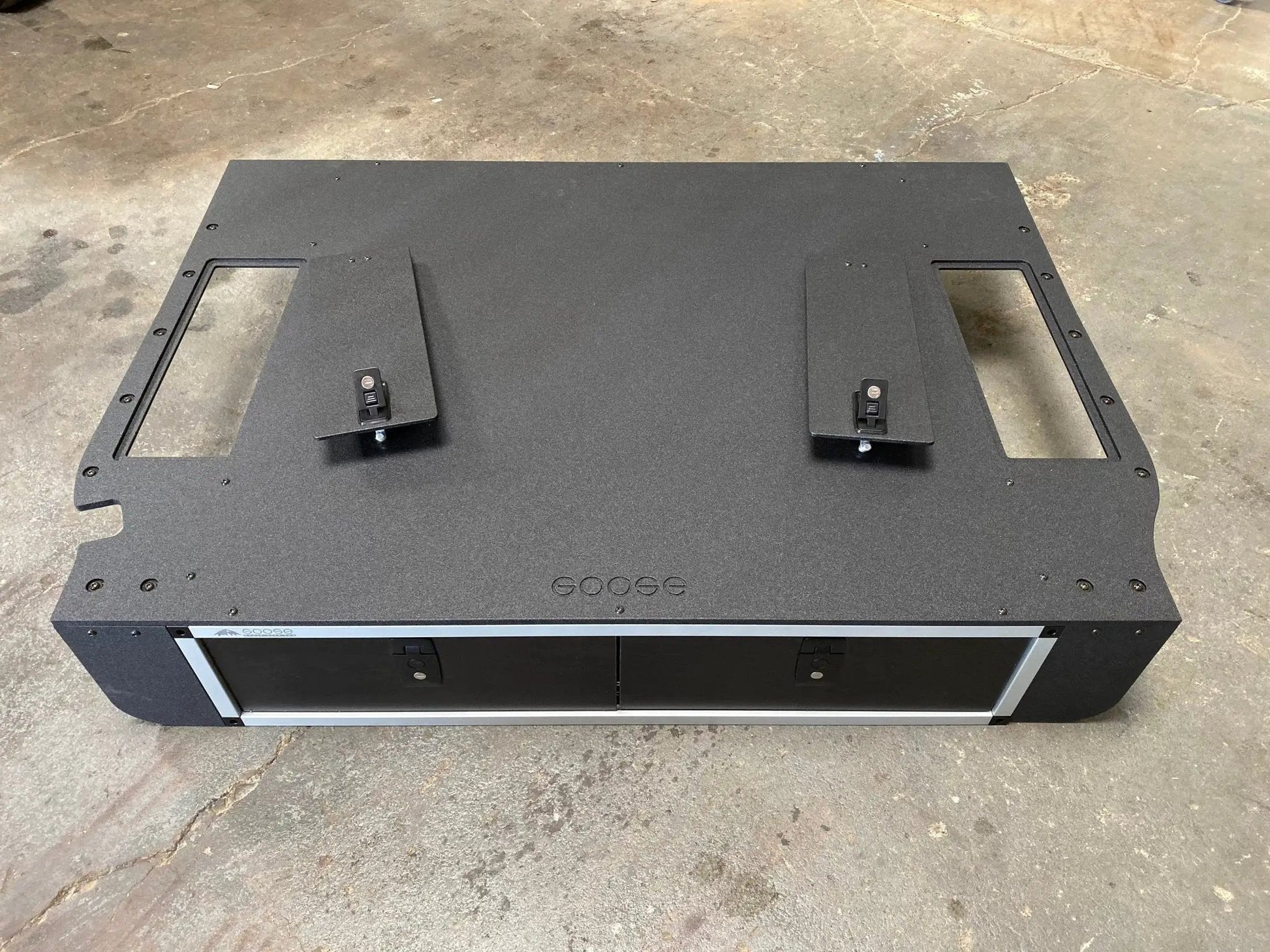 Toyota Land Cruiser 2008-2021 200 Series - Side x Side Drawer Module with Fitted Top Plate by Goose Gear
