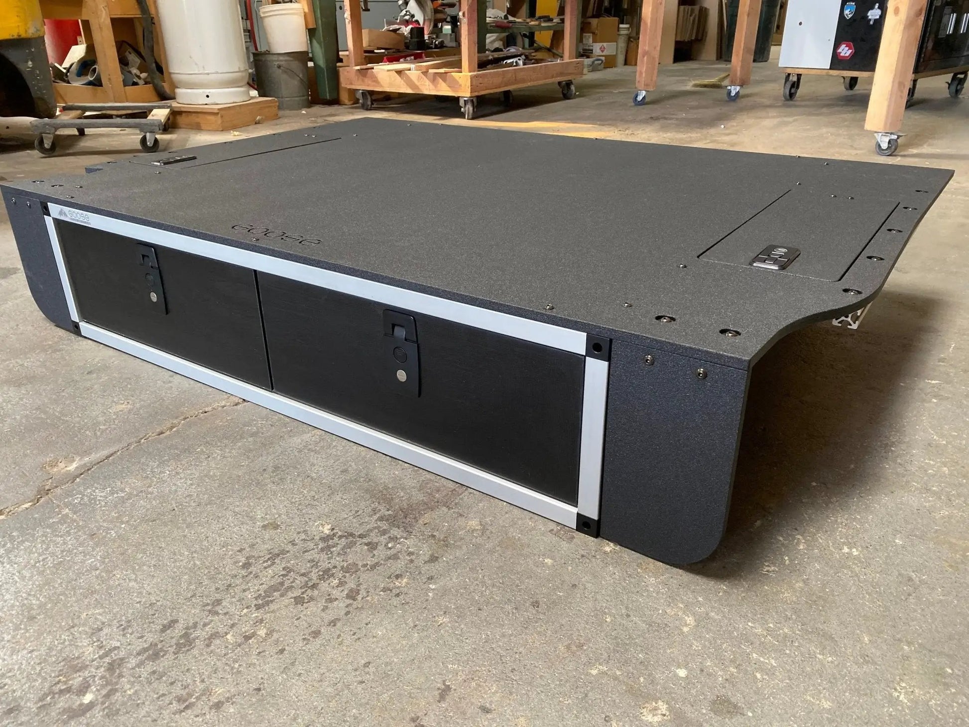 Toyota Land Cruiser 2008-2021 200 Series - Side x Side Drawer Module with Fitted Top Plate by Goose Gear