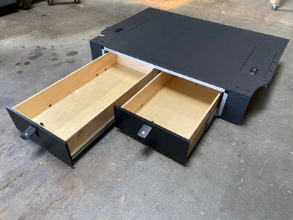 Toyota Land Cruiser 2008-2021 200 Series - Side x Side Drawer Module with Fitted Top Plate by Goose Gear