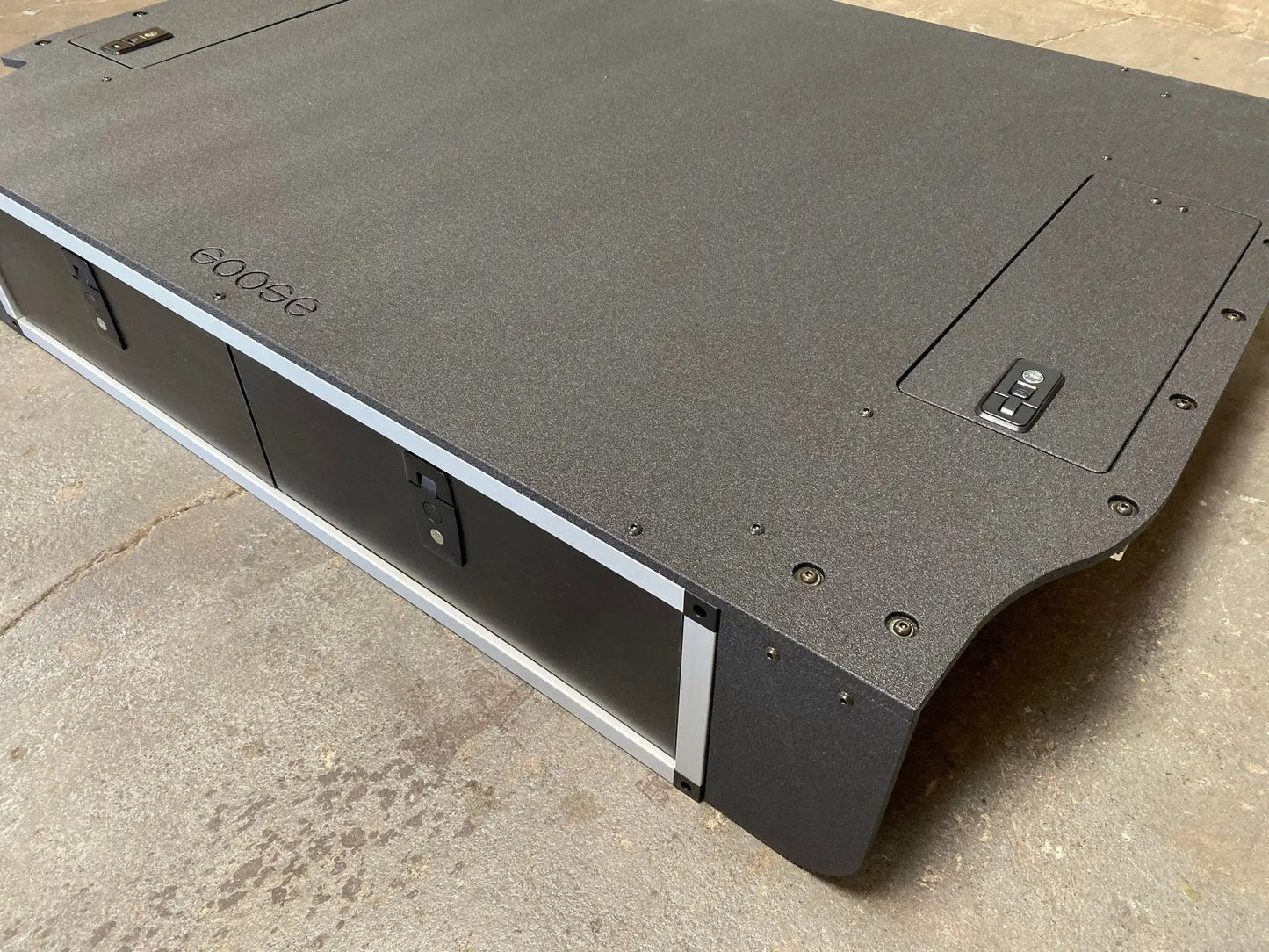 Toyota Land Cruiser 2008-2021 200 Series - Side x Side Drawer Module with Fitted Top Plate by Goose Gear