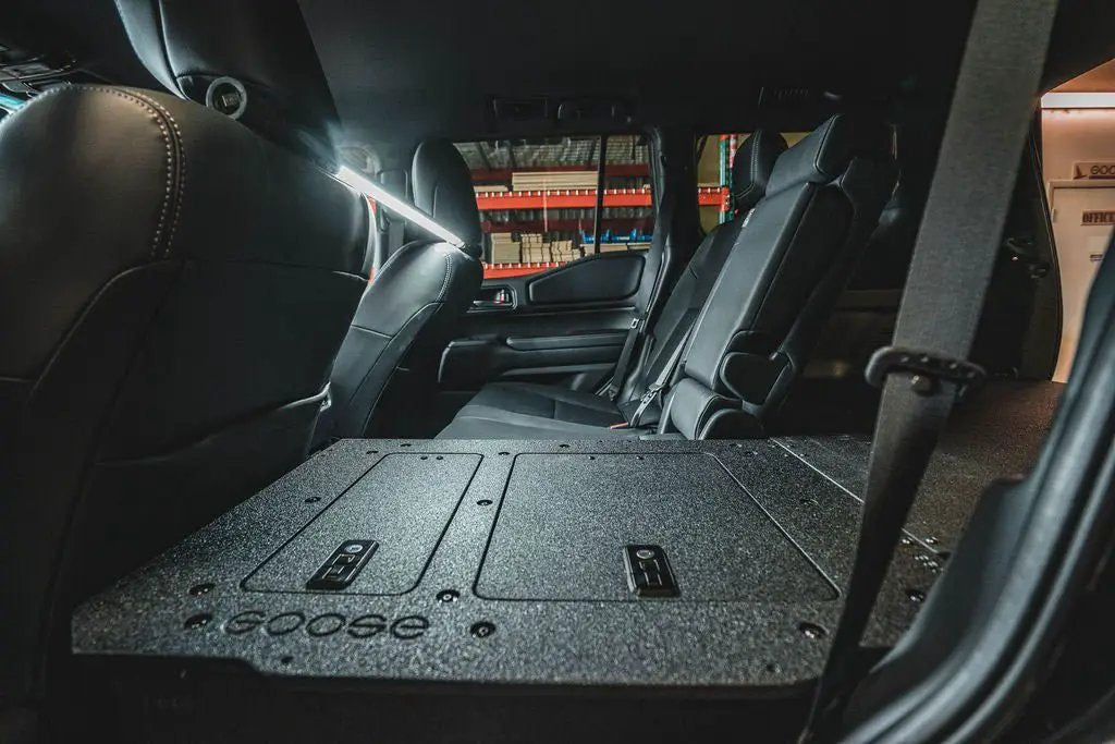 Toyota - Land Cruiser - 2024-Present - LC250 - Explore Series - Seat Delete Plate System - Second Row - Plate Based by Goose Gear