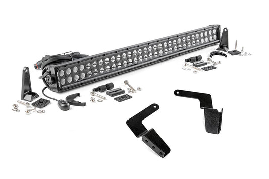 Kit de luces LED | Montaje en parachoques | Fila doble negra de 30" | Toyota FJ Cruiser (07-14)