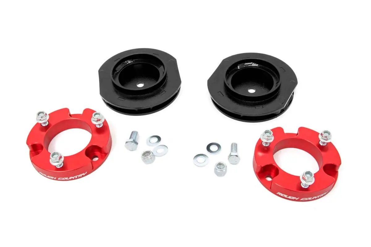 Rough Country 2 Inch Lift Kit | Red Spacers | Toyota 4Runner 4WD (2003-2009) by Rough Country