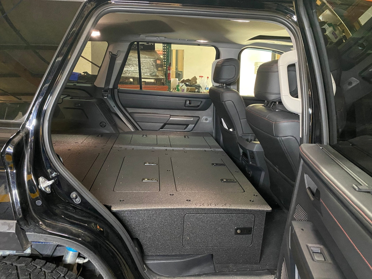 Toyota - Sequoia - 2023-Present - 3rd Gen - Explore Series - Seat Delete Plate System - Second Row with Captain's Chairs by Goose Gear