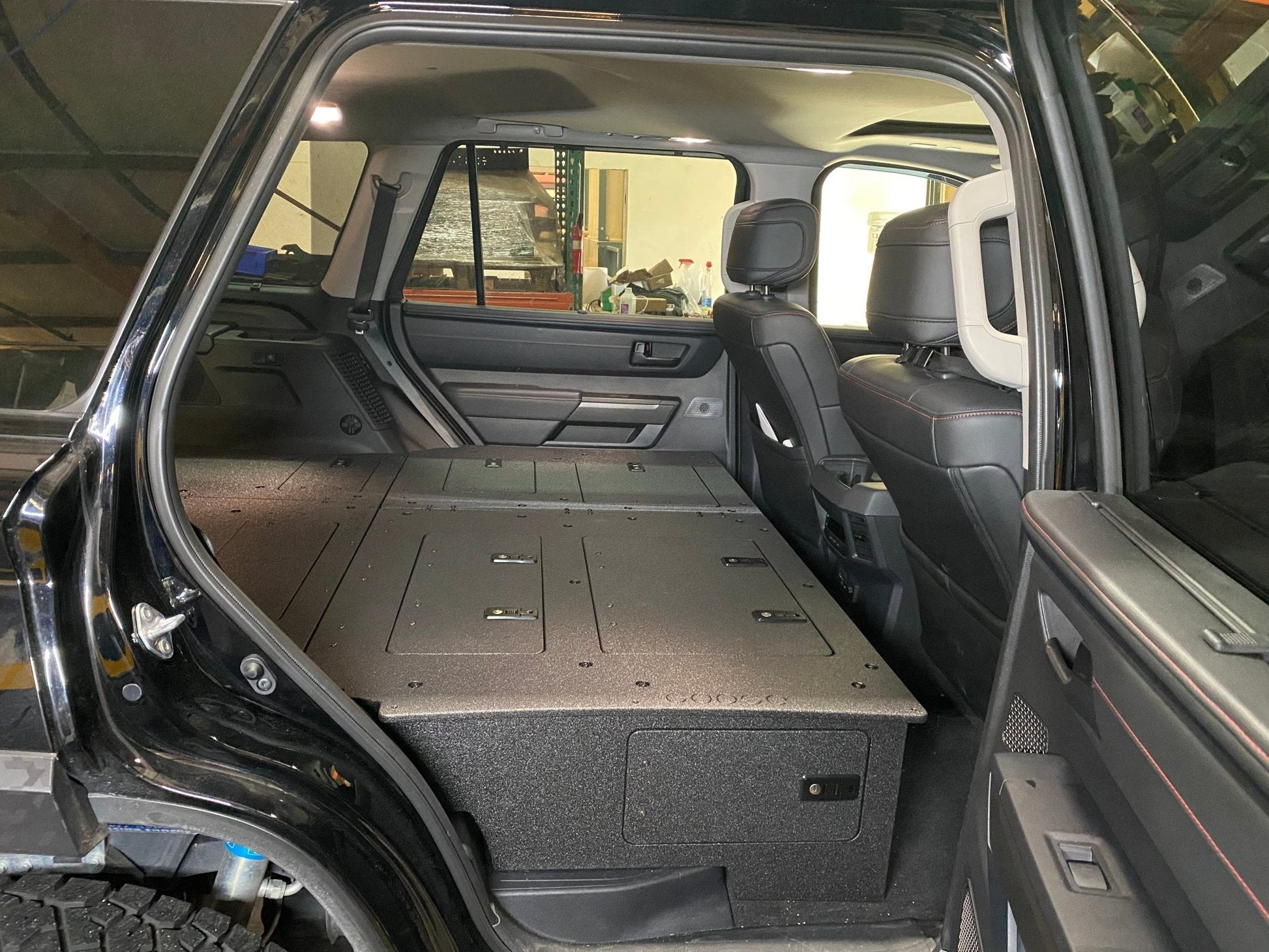 Toyota - Sequoia - 2023-Present - 3rd Gen - Explore Series - Seat Delete Plate System - Second Row with Captain's Chairs by Goose Gear