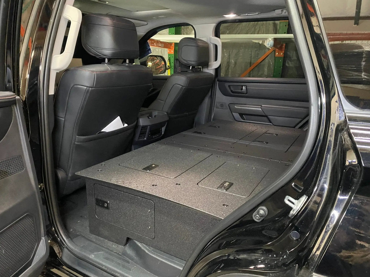 Toyota - Sequoia - 2023-Present - 3rd Gen - Explore Series - Seat Delete Plate System - Second Row with Captain's Chairs by Goose Gear