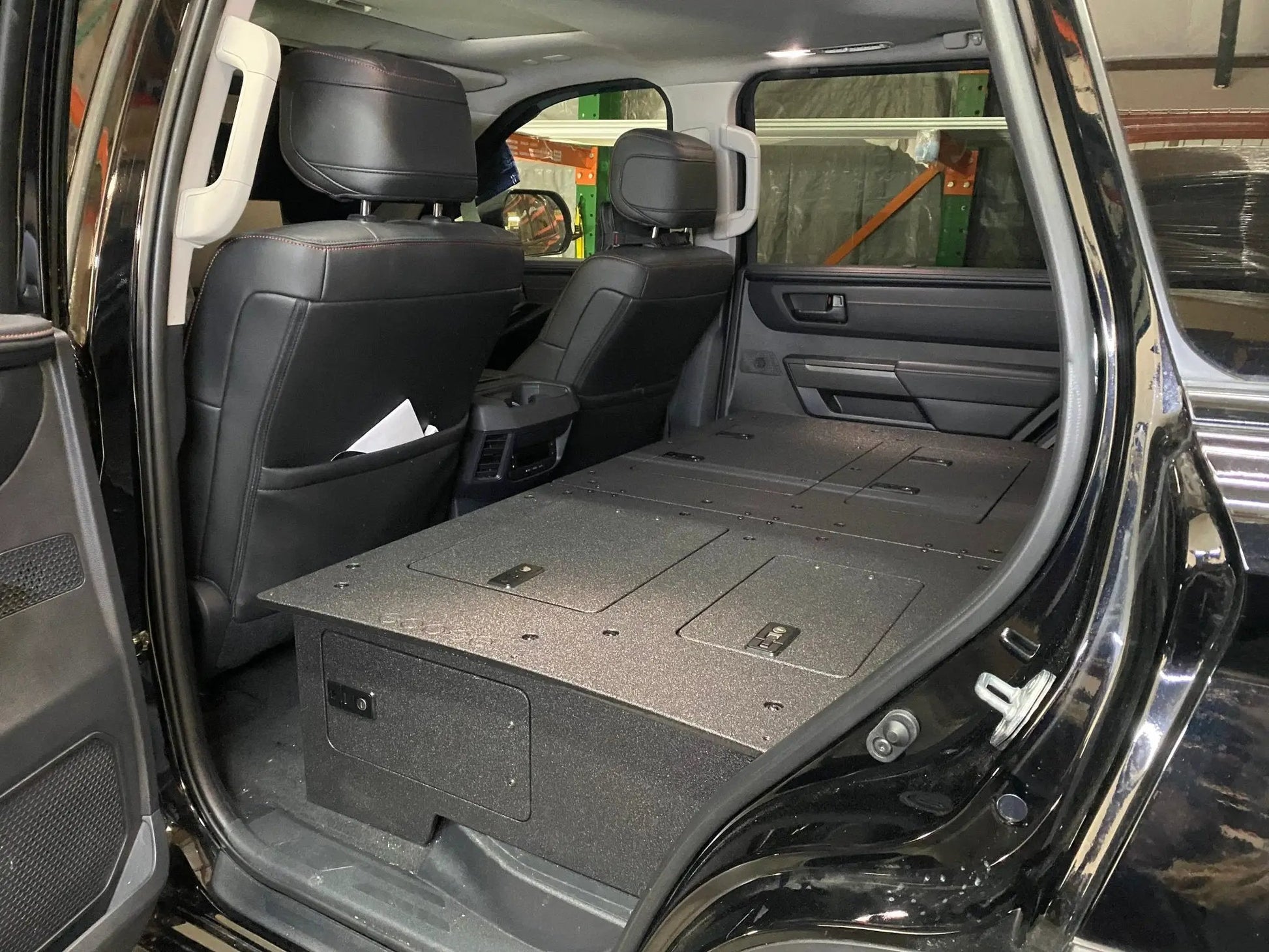 Toyota - Sequoia - 2023-Present - 3rd Gen - Explore Series - Seat Delete Plate System - Second Row with Captain's Chairs by Goose Gear