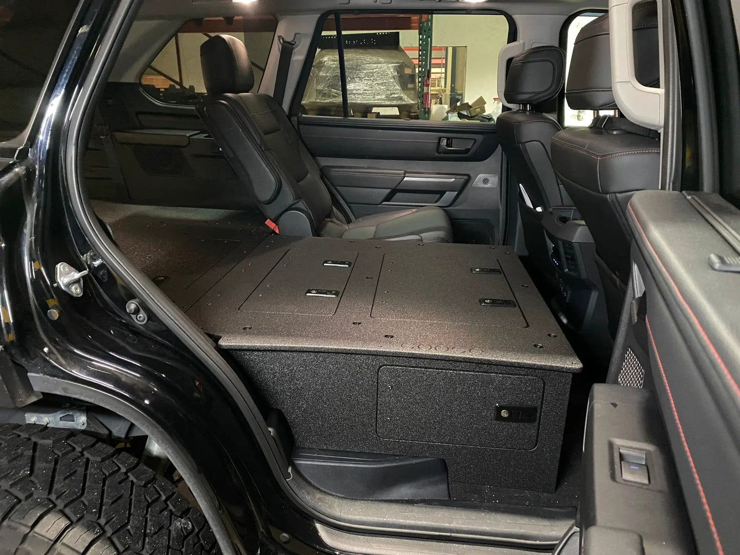 Toyota - Sequoia - 2023-Present - 3rd Gen - Explore Series - Seat Delete Plate System - Stealth Sleep Package by Goose Gear