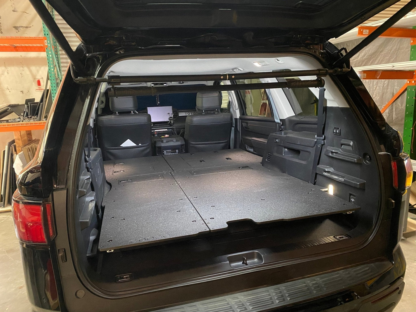 Toyota - Sequoia - 2023-Present - 3rd Gen - Explore Series - Seat Delete Plate System - Stealth Sleep Package by Goose Gear