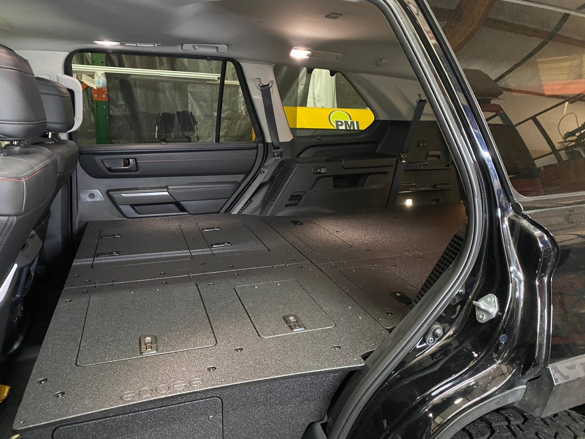 Toyota - Sequoia - 2023-Present - 3rd Gen - Explore Series - Seat Delete Plate System - Stealth Sleep Package by Goose Gear