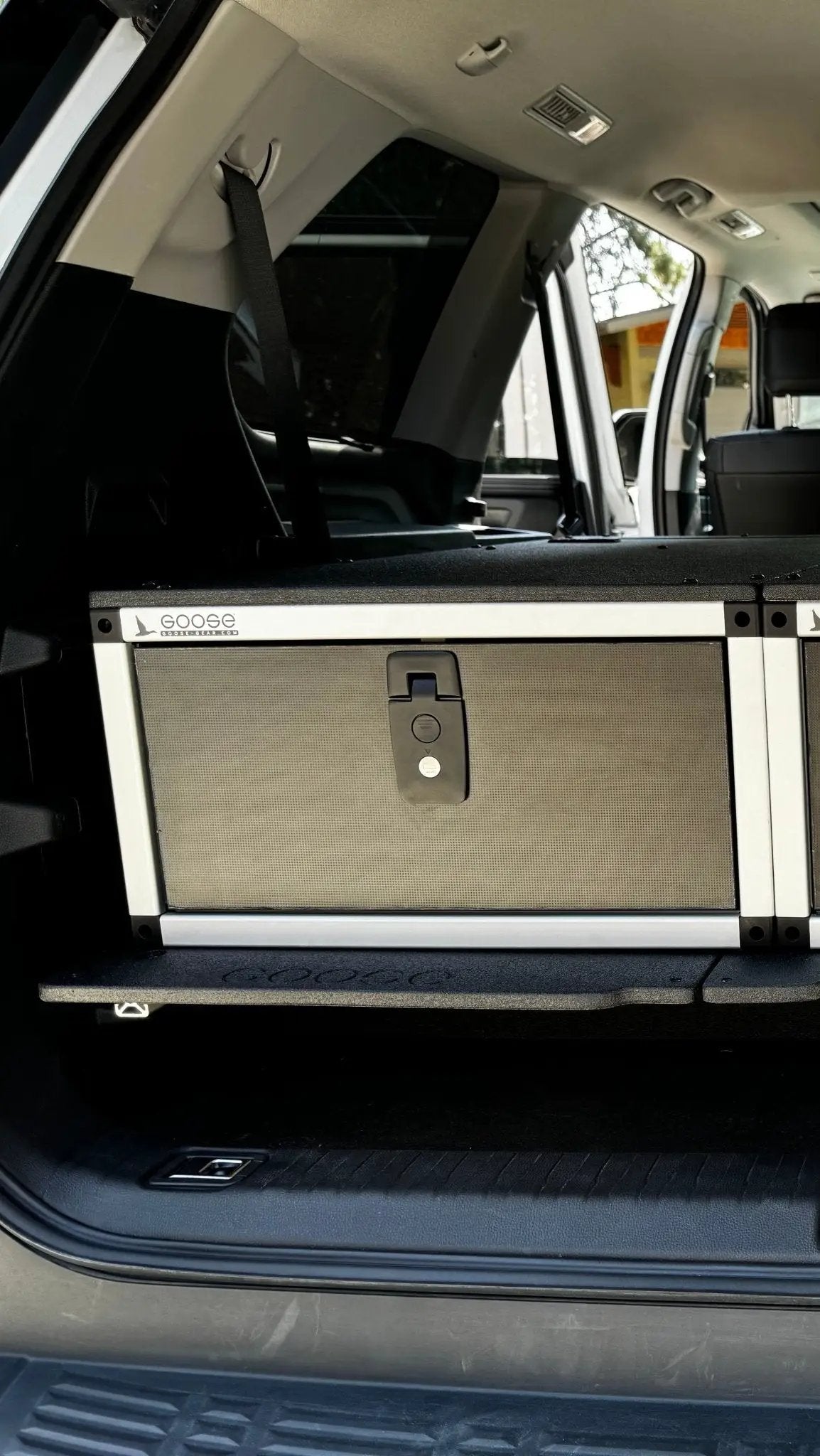 Toyota - Sequoia - 2023-Present - 3rd Gen - Explore Series - Single Drawer - 19-3/16" Width x 38" Deep x 10" High - Drawer Module with Short Drawer 20" and Storage Space Behind Drawer by Goose Gear