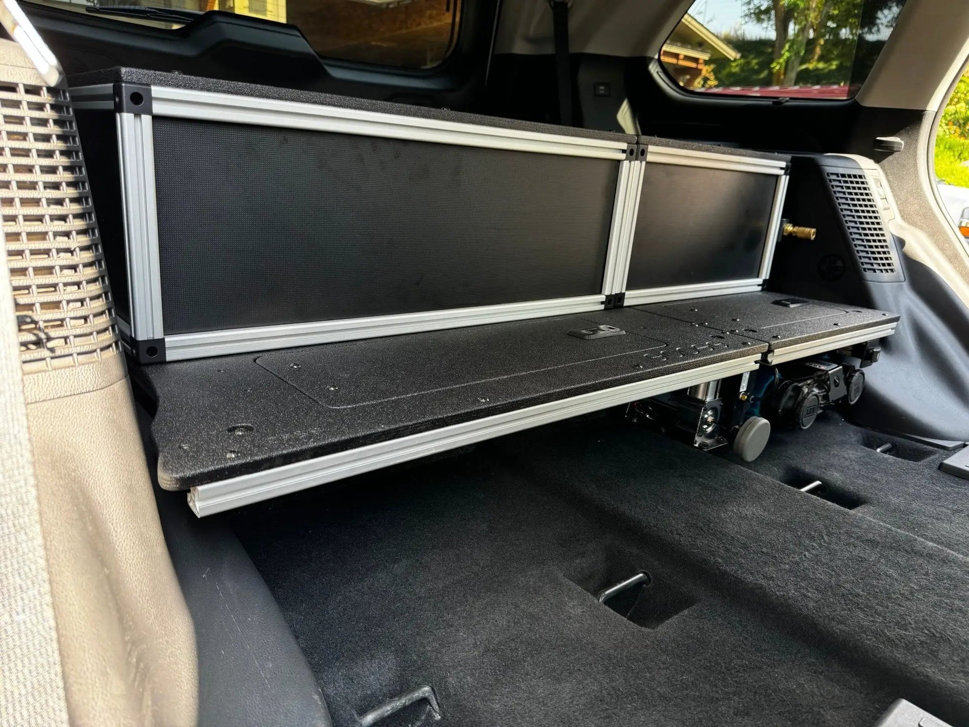 Goose Gear Toyota - Sequoia - 2023-Present - 3rd Gen - Explore Series - Single Drawer - 28-3/16" Width x 38" Deep x 10" High - Drawer Module with Short Drawer 20" and Storage Space Behind by Goose Gear
