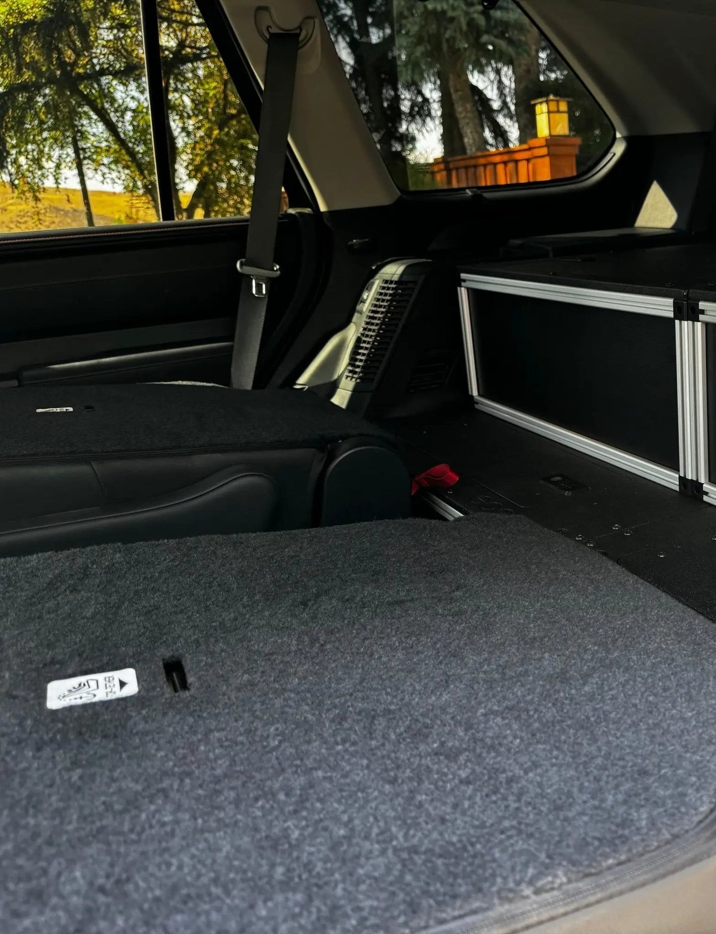 Goose Gear Toyota - Sequoia - 2023-Present - 3rd Gen - Explore Series - Single Drawer - 28-3/16" Width x 38" Deep x 10" High - Drawer Module with Short Drawer 20" and Storage Space Behind by Goose Gear