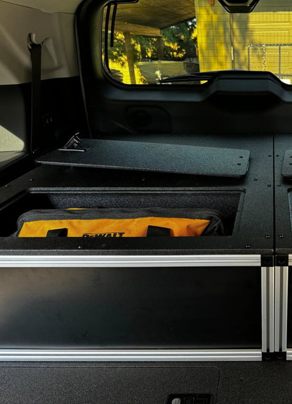 Goose Gear Toyota - Sequoia - 2023-Present - 3rd Gen - Explore Series - Single Drawer - 28-3/16" Width x 38" Deep x 10" High - Drawer Module with Short Drawer 20" and Storage Space Behind by Goose Gear