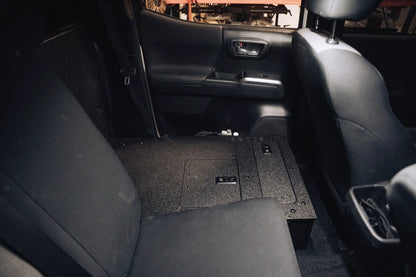 Toyota Tacoma 2005-2023 2nd and 3rd Gen Double Cab Version 2 - Second Row Seat Delete Plate System by Goose Gear