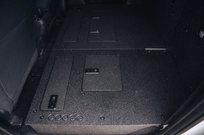 Toyota Tacoma 2005-2023 2nd and 3rd Gen Double Cab Version 2 - Second Row Seat Delete Plate System by Goose Gear