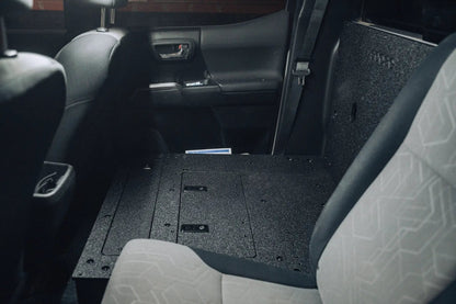 Toyota Tacoma 2005-2023 2nd and 3rd Gen Double Cab Version 2 - Second Row Seat Delete Plate System by Goose Gear