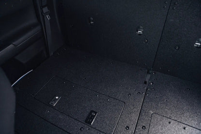 Toyota Tacoma 2005-2023 2nd and 3rd Gen Double Cab Version 2 - Second Row Seat Delete Plate System by Goose Gear