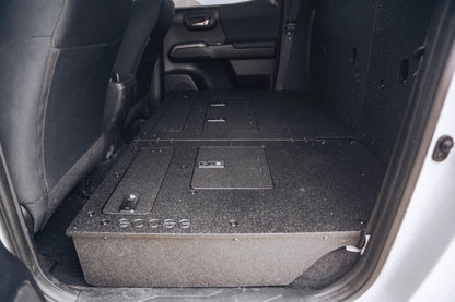 Toyota Tacoma 2005-2023 2nd and 3rd Gen Double Cab Version 2 - Second Row Seat Delete Plate System by Goose Gear