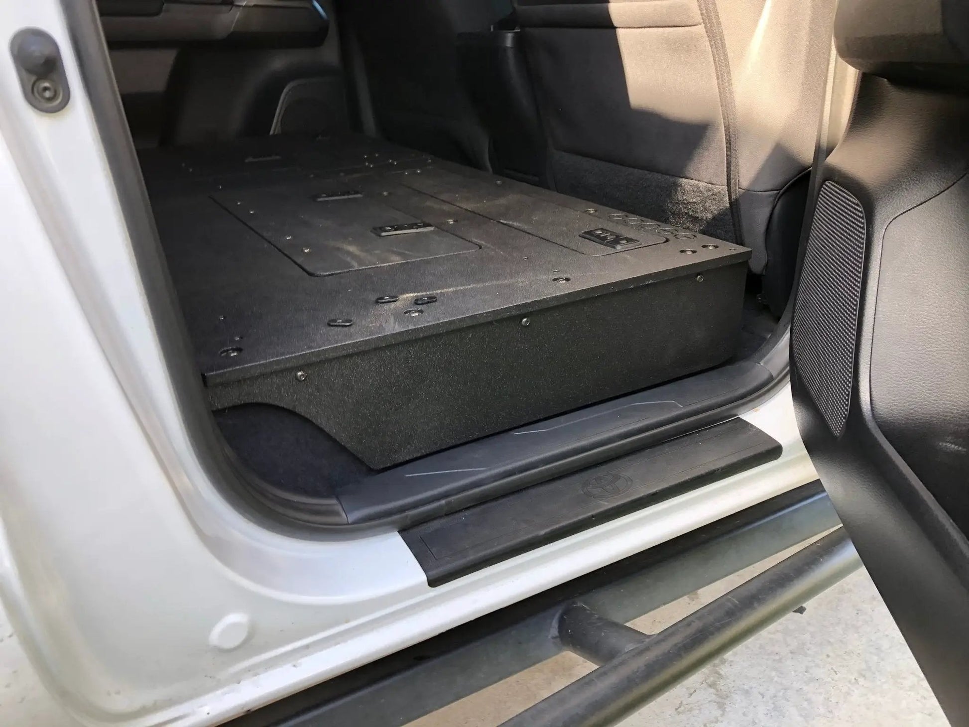 Toyota Tacoma 2005-2023 2nd and 3rd Gen. Double Cab - Second Row Seat Delete Infill Panels by Goose Gear