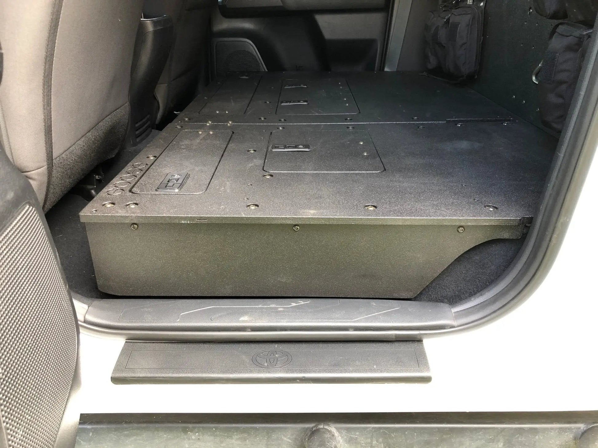Toyota Tacoma 2005-2023 2nd and 3rd Gen. Double Cab - Second Row Seat Delete Infill Panels by Goose Gear