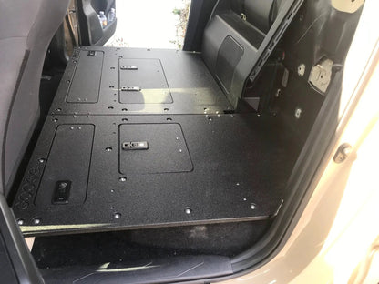 Toyota Tacoma 2005-2023 2nd and 3rd Gen. Double Cab - Second Row Seat Delete Plate System keeping Factory Back Wall by Goose Gear