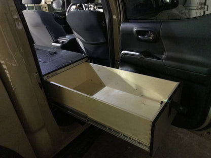 Toyota Tacoma 2005-2023 2nd and 3rd Gen. Double Cab - Second Row Single Drawer Module - 60% Passenger Side by Goose Gear