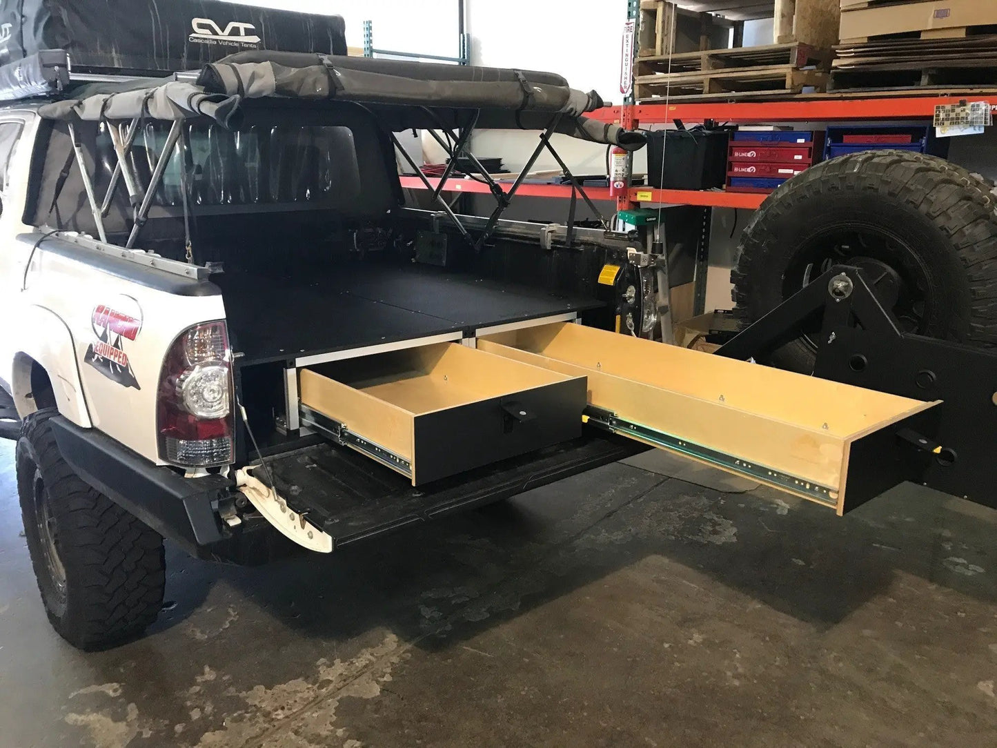 Toyota Tacoma 2005-2023 2nd and 3rd Gen. - Truck Bed Single Drawer Module by Goose Gear