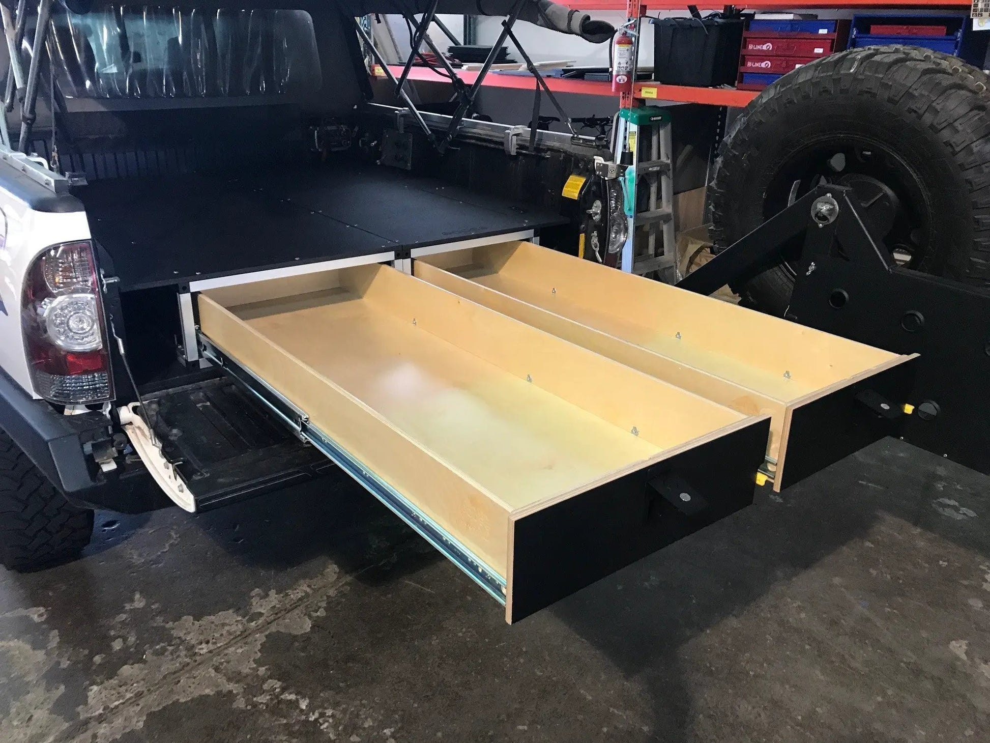 Toyota Tacoma 2005-2023 2nd and 3rd Gen. - Truck Bed Single Drawer Module by Goose Gear