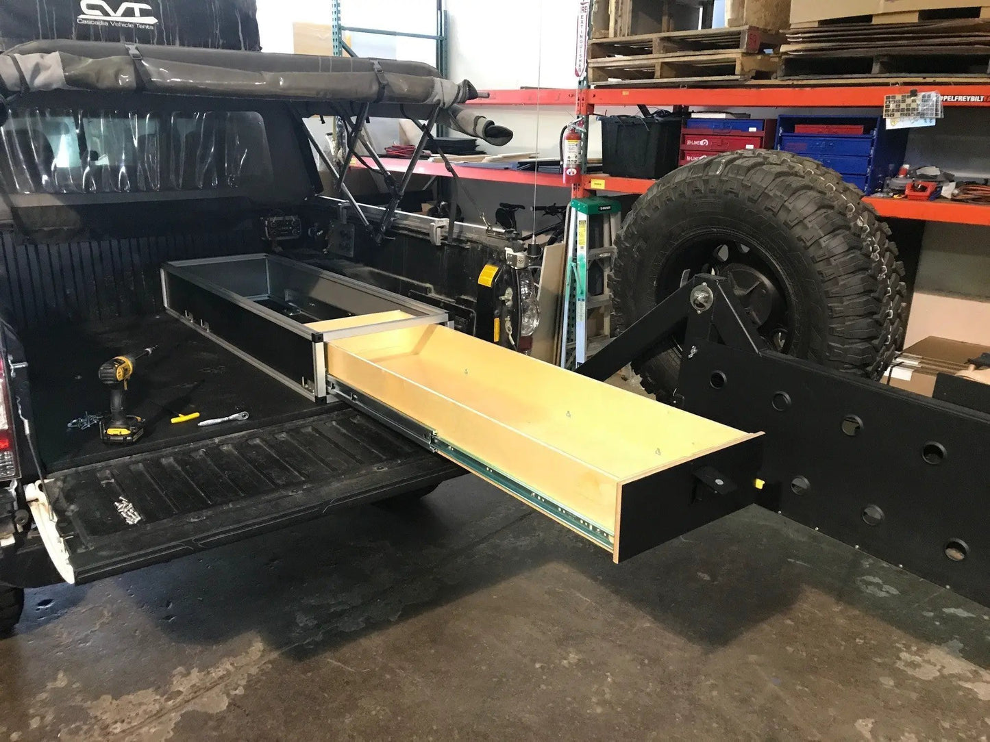 Toyota Tacoma 2005-2023 2nd and 3rd Gen. - Truck Bed Single Drawer Module by Goose Gear