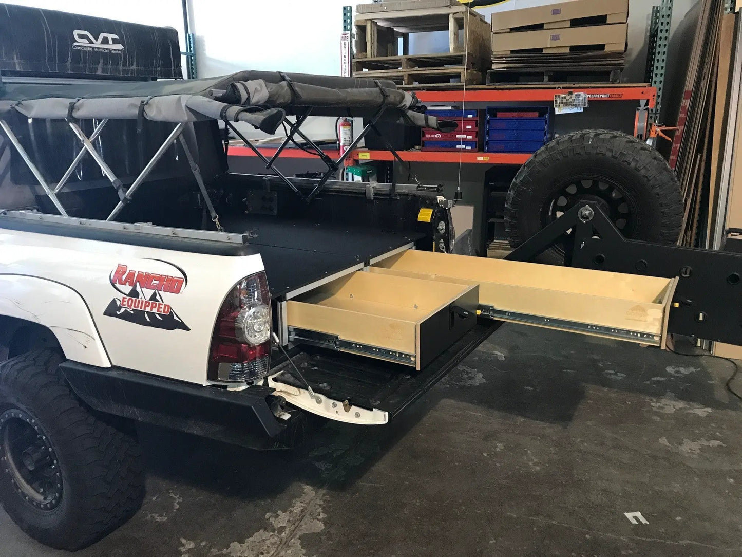Toyota Tacoma 2005-2023 2nd and 3rd Gen. - Truck Bed Single Drawer Module by Goose Gear
