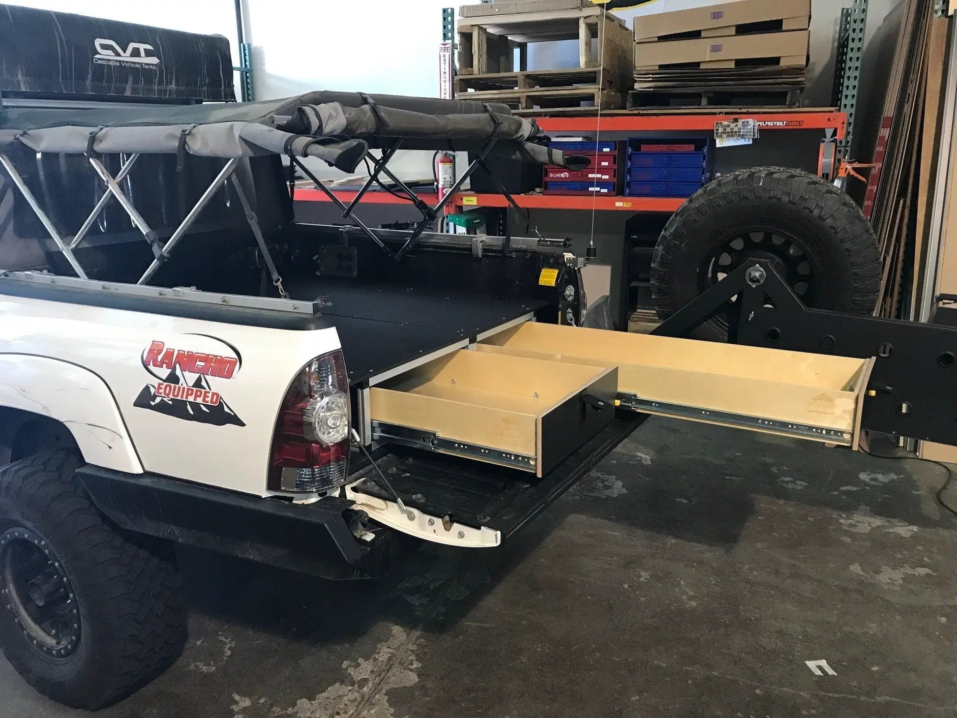 Toyota Tacoma 2005-2023 2nd and 3rd Gen. - Truck Bed Single Drawer Module by Goose Gear