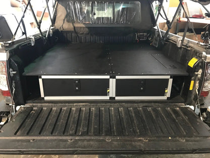 Toyota Tacoma 2005-2023 2nd and 3rd Gen. - Truck Bed Single Drawer Module - Top Plates by Goose Gear
