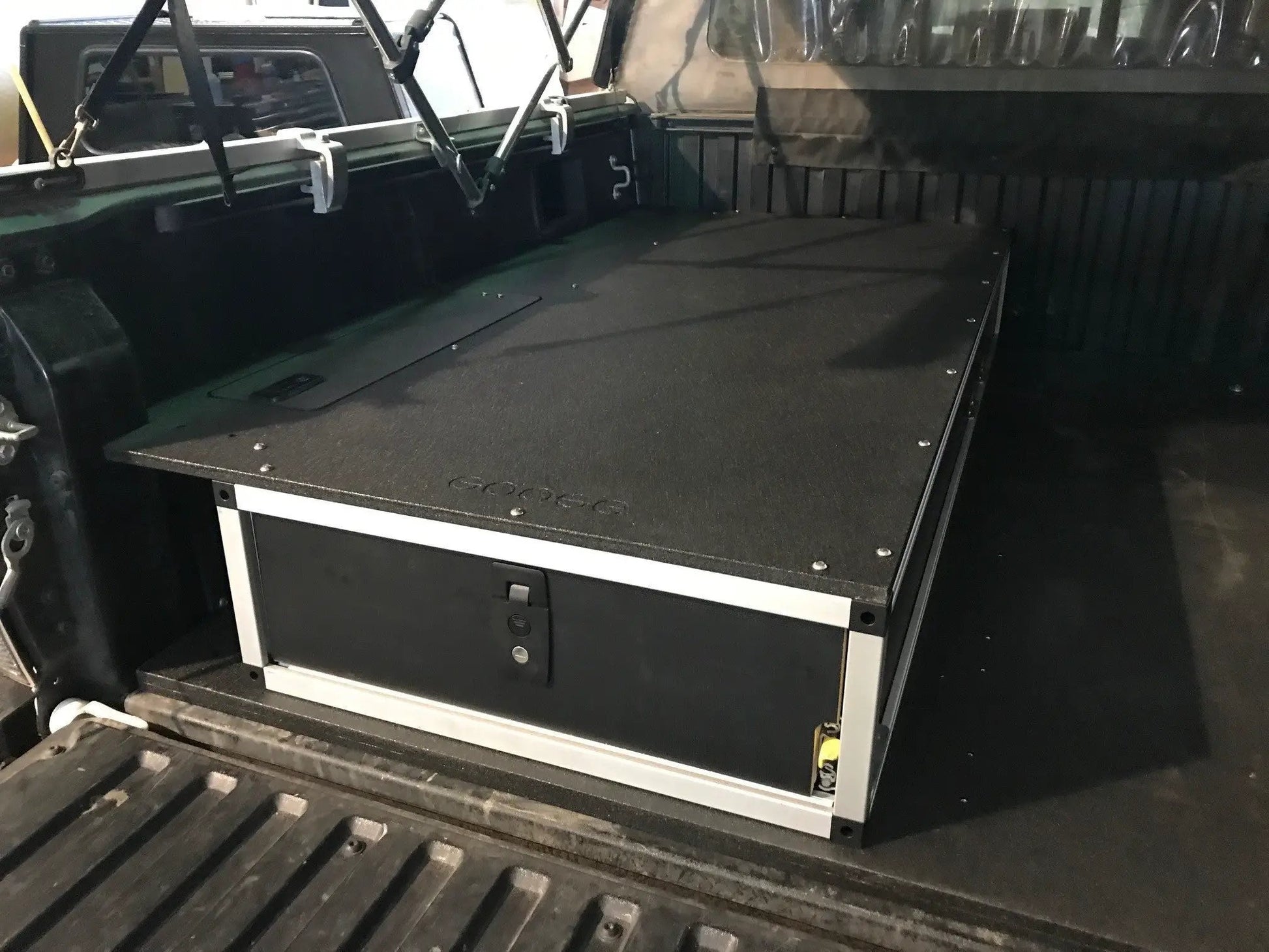 Toyota Tacoma 2005-2023 2nd and 3rd Gen. - Truck Bed Single Drawer Module - Top Plates by Goose Gear